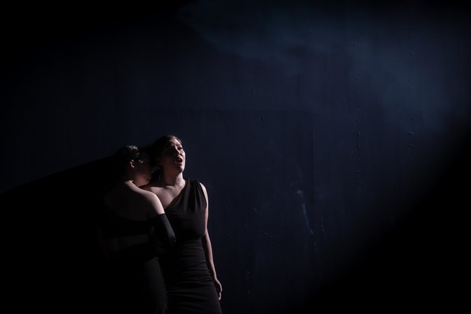 Dido in Dido und Aeneas an der HMT Leipzig (Inszenierung: Kobie van Rensburg) © Yannic Borchert